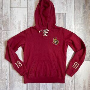 NHL OLD TIME HOCKEY LACER HOODIE OTTAWA SENATORS